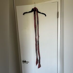 Ofuure “Linda” African Print Floral Pink and Black Patterned Belt